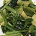 クックAK54GV☆'s cooksnap of when they made 美肌に！アボカドと小松菜のオリーブ炒め☆.