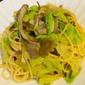 ★若にゃん's cooksnap of when they made 春キャベツと舞茸の塩昆布パスタ.
