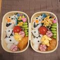 ☆☆☆nori☆☆☆'s cooksnap of when they made キャラ弁♬アナ雪☆オラフ☆.