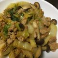 のりぴんこ's cooksnap of when they made ☆★白菜と豚ひき肉のコチュジャン炒め★☆.