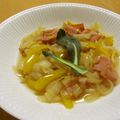 もんしゅしゅ's cooksnap of when they made 簡単♪白菜とベーコントマトの蒸し焼き.