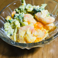 ルパンのかあさん☆彡's cooksnap of when they made ブロッコリーとエビとたまごの簡単サラダ！.