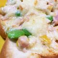 67luna's cooksnap of when they made コーンマヨ枝豆トースト.