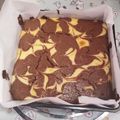 himenn's cooksnap of when they made チョコ マーブル スティックチーズケーキ.