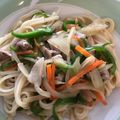 とむゴーゴー's cooksnap of when they made 冷蔵庫の余り物で！そうめんチャンプルー.