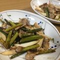 ほりあゆさん's cooksnap of when they made ☆豚バラとにんにくの芽の炒め物☆.