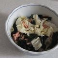 きらり流れ星's cooksnap of when they made 白菜★大量消費★切るだけ和えるだけサラダ.