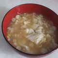 きらり流れ星's cooksnap of when they made 白菜と豚肉の味噌汁.