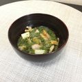 ☆こまっと☆'s cooksnap of when they made おつまみに◎めかぶと帆立のわさびあえ.