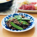 runa10's cooksnap of when they made 簡単❀牛肉と絹さやの醤油炒め.