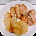 ァンパンマン号's cooksnap of when they made 塩の魔法で❀手羽先とじゃが芋のオーブン焼.