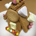まゆのふ♬'s cooksnap of when they made 親子で楽しくつくれる簡単！☆お菓子の家☆.