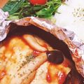 ねず美ω's cooksnap of when they made コ○スの包み焼き風〜デミハンバーグ.