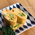 Miiyasusho's cooksnap of when they made お弁当に♪枝豆チーズの彩りたまご焼き.