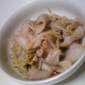 Ｔ−ＭＣＫＩ's cooksnap of when they made 簡単おつまみ！豚肉もやしの和え物.