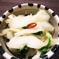chie．co's cooksnap of when they made 切って漬けるだけꕤセロリの浅漬けꕤ.