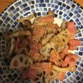 んりおか's cooksnap of when they made ★簡単！れんこんとベーコンのきんぴら★.