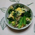 nyangomama's cooksnap of when they made 菜花の卵炒め.