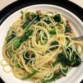 やんやんマン's cooksnap of when they made 納豆とほうれん草のパスタ.