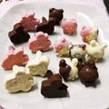 SUNMOONMOM's cooksnap of when they made バレンタイン☆短時間☆型抜クランチチョコ.