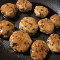 canaxu's cooksnap of when they made 青しそが香る☆鶏つくねの照り焼き.