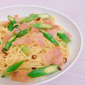 maaanyan's cooksnap of when they made ♡アスパラとベーコンの簡単和風パスタ♡.