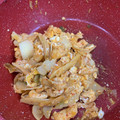 ゆいまーるん's cooksnap of when they made じゃがキムチの卵とじ.