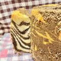 ⭐しふぉんけぇーき⭐'s cooksnap of when they made ココアマーブルシフォンケーキ14cm.