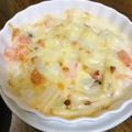 928るびすけ☆☆'s cooksnap of when they made 手作りホワイトソースのシーフードグラタン.