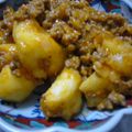 たっくんいっくんママ's cooksnap of when they made たたき山芋とひき肉のチリ炒め.