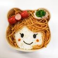 ユッキーママ☆☆☆'s cooksnap of when they made 女の子のキャラ弁　超簡単♬　５分　時短♡.