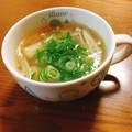 ❀akiko❀'s cooksnap of when they made ［簡単 えのき人参 食べる中華スープ ］.