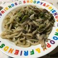 でばみ's cooksnap of when they made フライパン1つ材料費150円舞茸うどん.