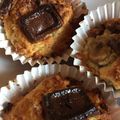 メロンパンケーキ's cooksnap of when they made HMで簡単チョコバナナマフィン.