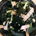 たおえり's cooksnap of when they made 3分★ヘルシー【ワカメとハムの中華和え】.