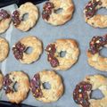 フランクフルトJr's cooksnap of when they made チョコパイドーナツ★冷凍パイシート使用.