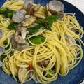 yujif's cooksnap of when they made 旬のあさりと菜の花のボンゴレ☆春パスタ.