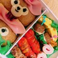 Cookくらみー's cooksnap of when they made キャラ弁☆ダッフィーとシェリーメイお稲荷.