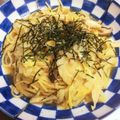 kaoleee's cooksnap of when they made キャベツとツナの和風スープパスタ.