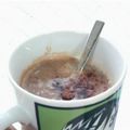 あやみくん's cooksnap of when they made ✿いちごのカフェオレ✿.