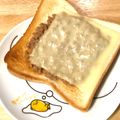 ChunChun☆≡'s cooksnap of when they made 残ったそぼろでチーズトースト☆彡.