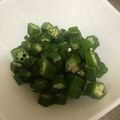 みりん調味料's cooksnap of when they made さっぱりオクラを電子レンジで.