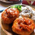 ちーりー's cooksnap of when they made 煮込み豆腐ハンバーグ.