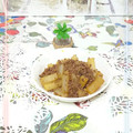 sakuraロゼット's cooksnap of when they made 大根とひき肉のそぼろ煮☆簡単.