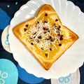 ふたごゆき's cooksnap of when they made ココナッツ＊マーマレード＊チョコトースト.