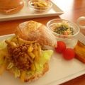 ユミころ's cooksnap of when they made 挽肉とキャベツ＆ジャガイモのサンド.