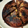 YF・C's cooksnap of when they made HM＆炊飯器で簡単☆バナナチョコケーキ.