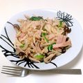 3631sa's cooksnap of when they made ほうれん草とベーコンの焼きうどん♪.