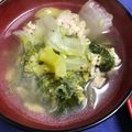 ゆちゃぷに's cooksnap of when they made 白菜と鶏肉団子の春雨入りコンソメスープ.
