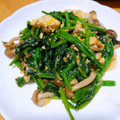 りえー。's cooksnap of when they made ほうれん草としめじと卵のマヨ炒め.